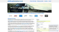 Desktop Screenshot of edinburghrentalcar.co.uk
